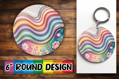 Luminous Round Designs Sublimation PNG, Pattern Product Image 1
