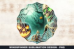 Halloween Wind Spinner Sublimation Design Product Image 1