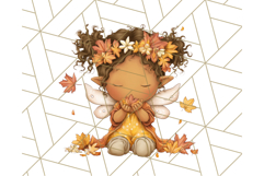 Fall Fairy Clipart PNG, Autumn Fairy People With Wings Product Image 3
