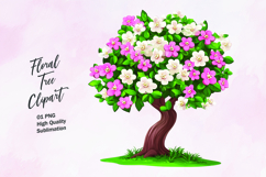 Floral tree clipart sublimation png Product Image 1