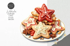Christmas clipart, Cookie clipart, Winter clipart Product Image 1