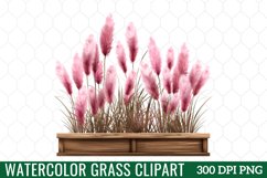 Watercolor Grass Clipart Product Image 1