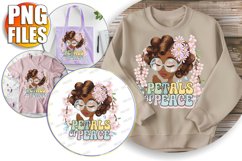 Cheerful TSHIRT Designs PNG, Pray Woman Product Image 1