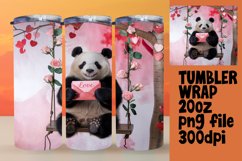 High-Quality Tumbler PNG , Valentines Product Image 1