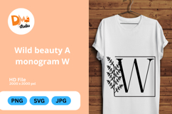 Wild Beauty Monogram Floral Product Image 1