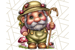 Gnomes at Work Clipart PNG, Cute Gnomes PNG Illustration Product Image 3