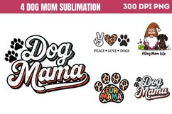 Dog Mom Sublimation Bundle PNG Product Image 4
