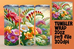 Amazing 20oz Tumbler Wrap Download , Flower Product Image 1