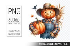 Autumn Clipart, Halloween Sublimation Clipart PNG Product Image 1