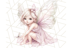 Pastel Fairies and Butterflies PNG, Spring Fantasy Clipart Product Image 3