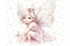 Pastel Fairies and Butterflies PNG, Spring Fantasy Clipart Product Image 3