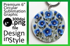 Enchanting 3D Floral Ornament Design Product Image 1