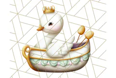 Royal Carriage & Princess Vehicle PNG Clipart for Fairytales Product Image 3