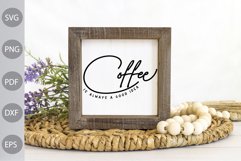 Coffee Is Always A Good Idea SVG Design / Coffee Quote SVG Product Image 2
