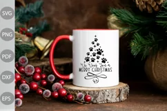 We Woof You a Merry Christmas SVG Design / Christmas Tree Product Image 3