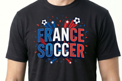 France Soccer T-shirt Design Product Image 3
