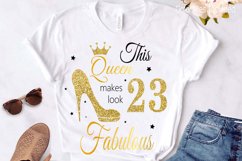 23rd birthday svg, Queen Birthday 23rd Svg, 23rd Birthday sv Product Image 3