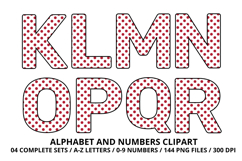 4th July Alphabet png clipart, independence letters doodle Product Image 3