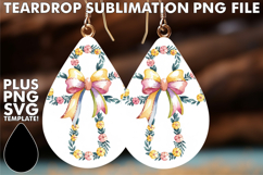 Charming Teardrop Earrings Ideas, Flower Cross Product Image 1
