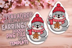 Chic Teardrop Design for Sublimation , Christmas Product Image 1