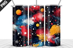 Flowers Tumbler Wrap | Sublimation Design | Tumble PNG Product Image 3