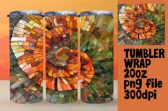 Sparkly Floral Tumbler Wrap PNG Design 20oz Product Image 1