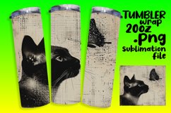Meow Moments: Sublimation Tumblers for Cat Enthusiasts Product Image 1