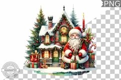 Christmas Santa Sublimation - Clipart PNG Design Product Image 1