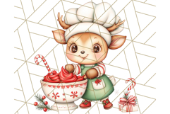 Christmas Baking Critters PNG Clipart, Cute Animals Holiday Product Image 3