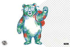 Back To School Teddy Bear Clipart Product Image 1