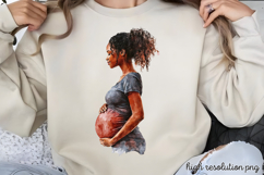 Mothers Day Pregnant Sublimation Bundle PNG Product Image 2