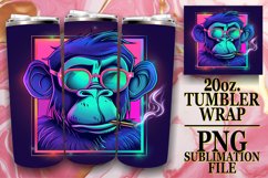 Electric Jungle 20oz Tumbler Wraps: Cannabis Safari Fun Product Image 1