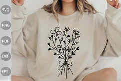 Wildflower SVG Cut Files / Funny Girl SVG Cut Files Product Image 1
