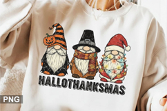 HalloThanksmas Sublimation - Thanksgiving Design Product Image 1