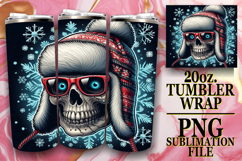 JOYFUL GIFT 20oz TUMBLER WRAP, Skull Product Image 1