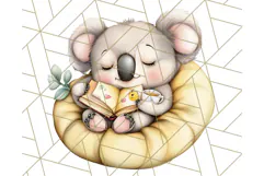 Warm & Fuzzy Mornings PNG Clipart, Cozy Animal Art Download Product Image 3