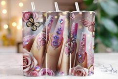 Nails Tumbler Wrap | Sublimation | Tumblers Product Image 1
