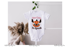 Too Cute To Spook PNG Cute Pumpkin Bat Sublimation Design Product Image 7