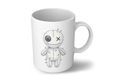 Simple Pinned Stitched Doll Halloween Voodoo PNG Product Image 6