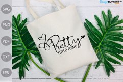 Pretty Little Thing SVG Design/ Design cute for kids Product Image 2