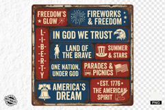 Patriotic Signs PNG illustrations Product Image 1