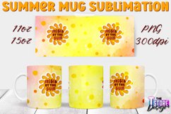 Summer Mug Sublimation | Mug 11 Oz 15 Oz | PNG 300 DPI v.1 Product Image 1