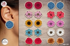 Earrings Laser Cut Mega Bundle | Glowforge | SVG Product Image 2