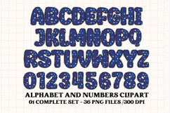 Father’s Day Alphabet clipart, father’s day letters doodle Product Image 2