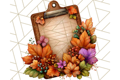 Autumn Library Clipart PNG, Cozy Fall Book Art Product Image 3