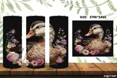 Embroidery Duck Tumbler Wrap |Skinny 20 oz| Sublimation Product Image 1