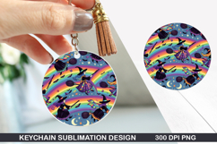 Halloween Keychain Sublimation - Halloween Keychain PNG Product Image 1
