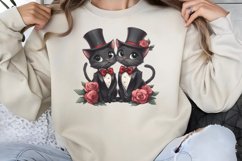 Gothic Valentines Day Sublimation PNG Product Image 1