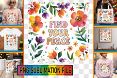 ENCHANTED TSHIRT Designs, Flower Quote Product Image 1