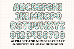 Baby Boy Alphabet PNG Clip Art, baby boy letters doodle Product Image 2